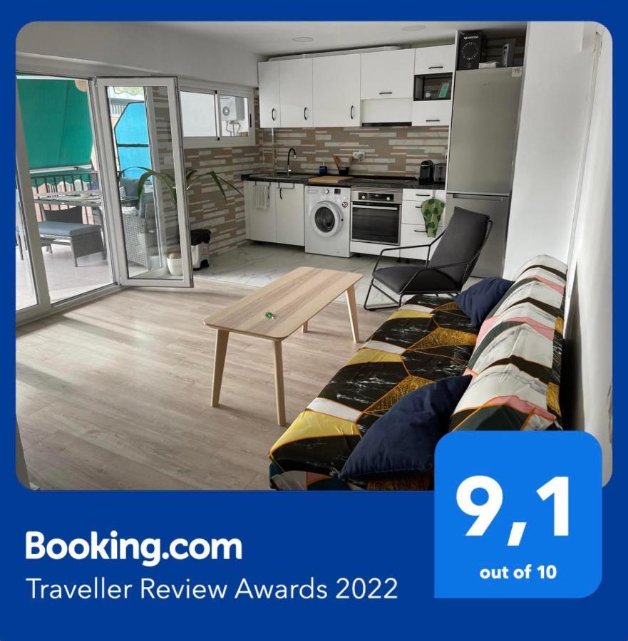 Sunny 3 Bed Beach Flat - Large Terrace With Sea View Sagunto Kültér fotó