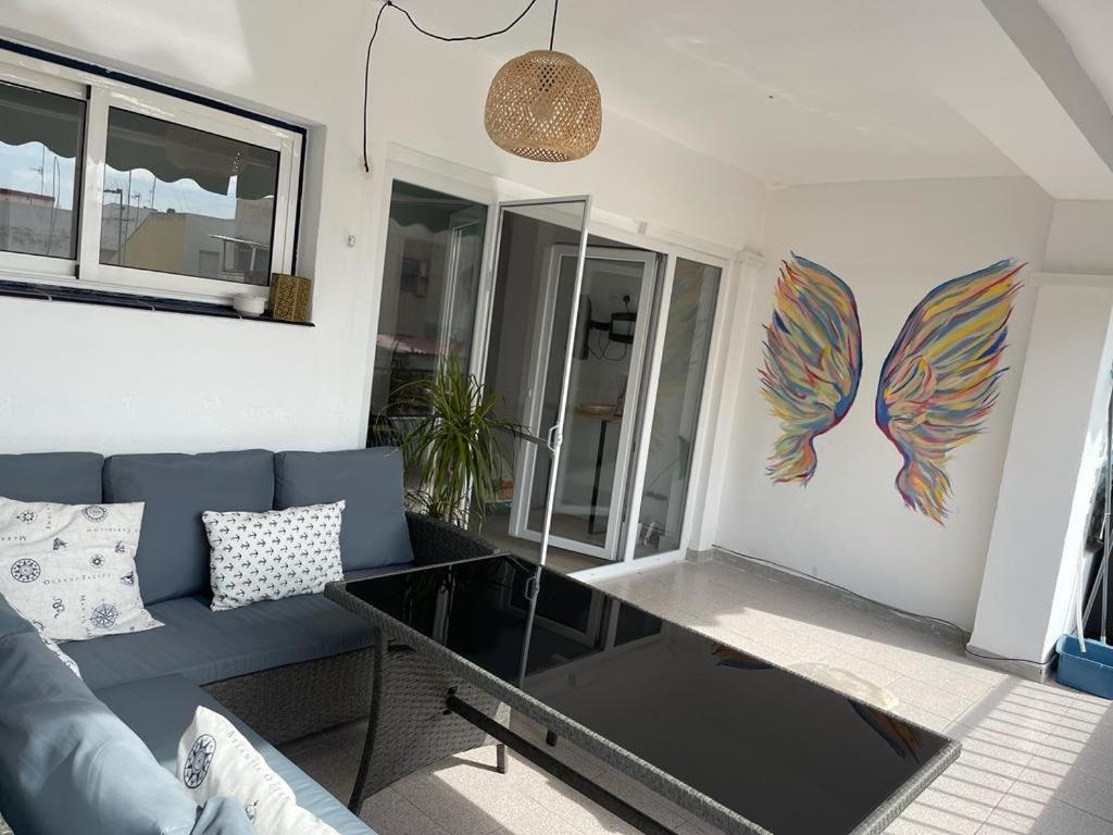 Sunny 3 Bed Beach Flat - Large Terrace With Sea View Sagunto Kültér fotó