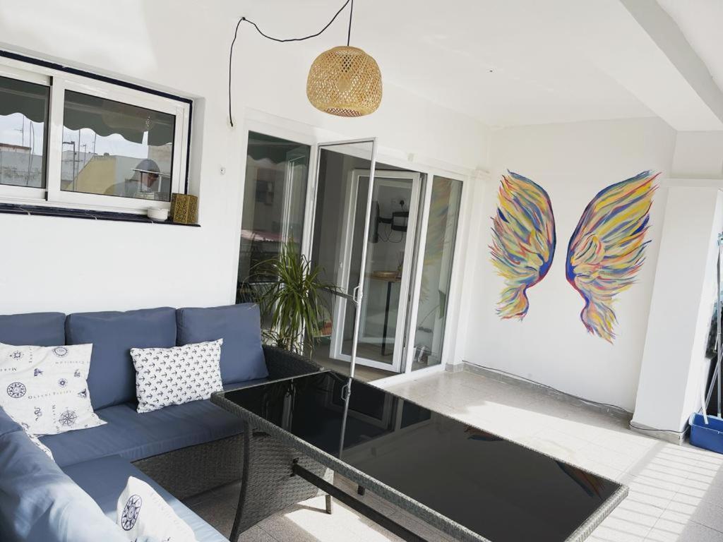 Sunny 3 Bed Beach Flat - Large Terrace With Sea View Sagunto Kültér fotó